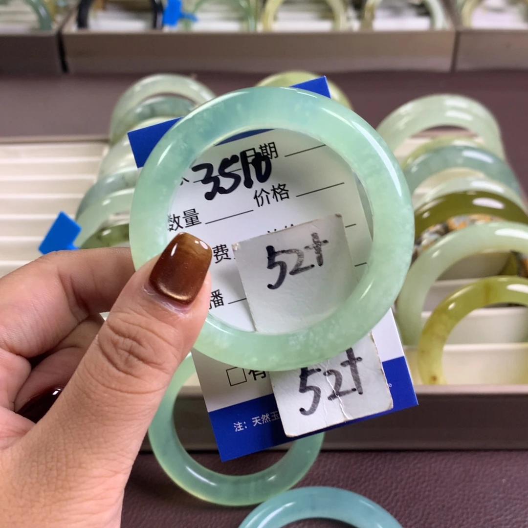 未镶嵌蛇纹石玉手镯3510