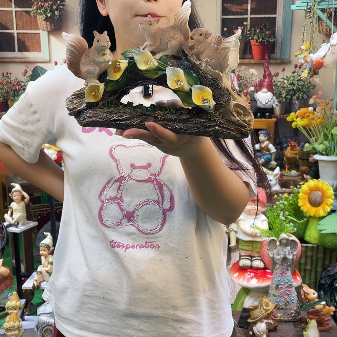 摆件花园摆件红红火火
