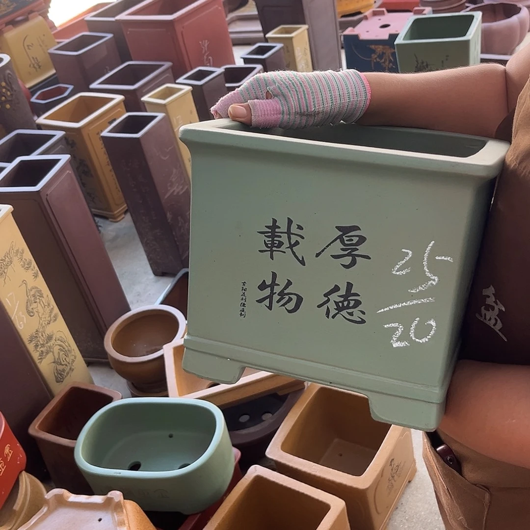 紫砂花盆盆景艺术