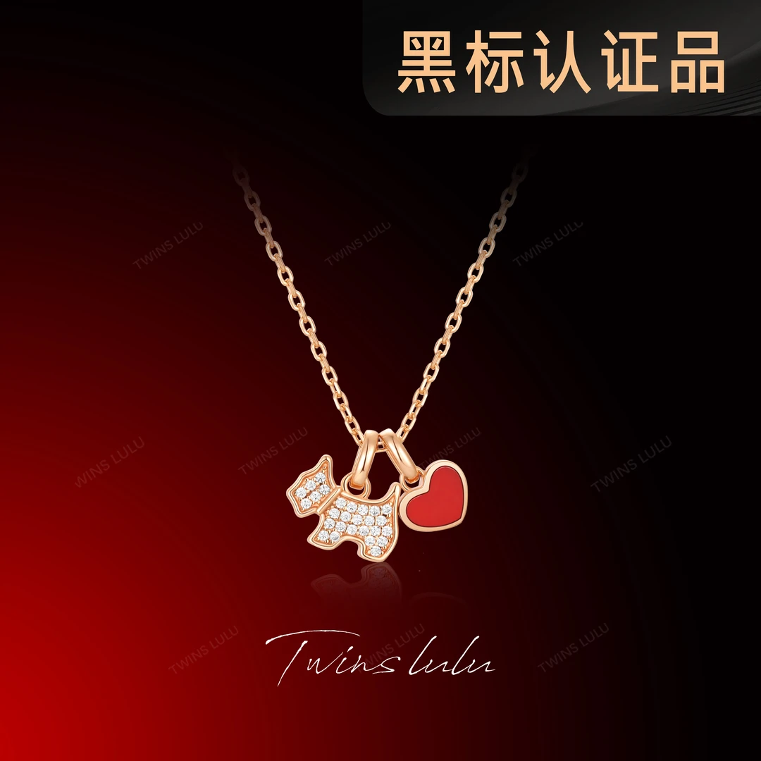 铜合金项链 TWINS LULU 镀k金【官方正品】爱心项链TSJ10128