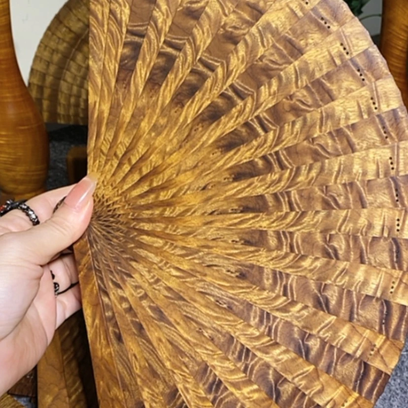 【闪购商品】金丝楠金丝楠木扇子