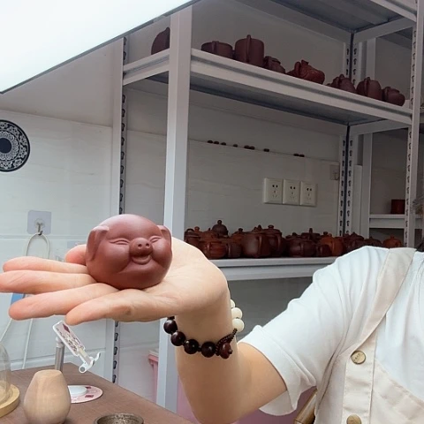 朱泥猪猪茶宠茶宠