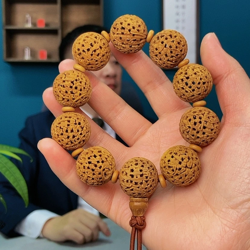 【闪购商品】橄榄核手串/手链2.2细密工66666666666666