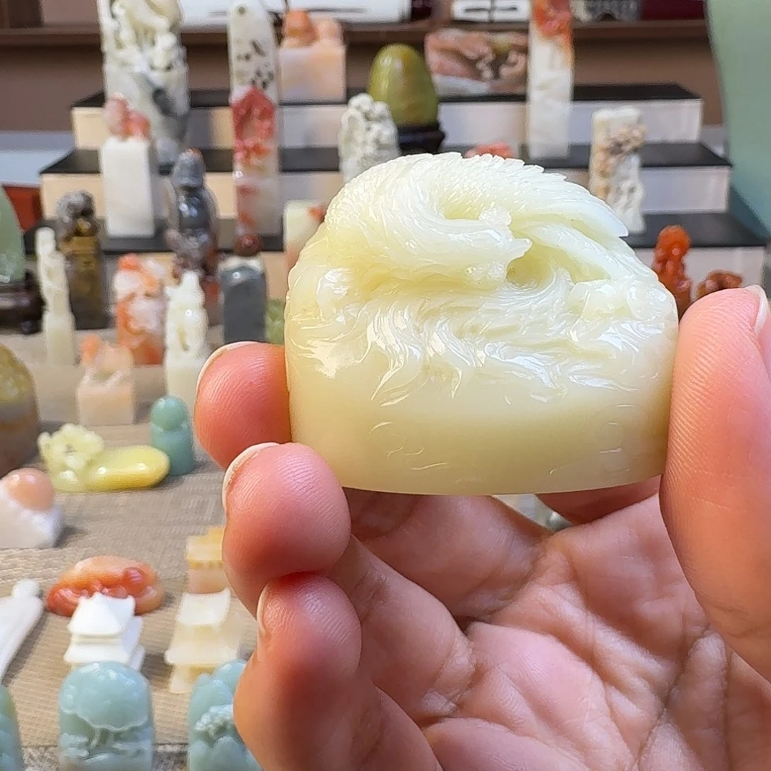 寿山石印石小***子印章印石1111111