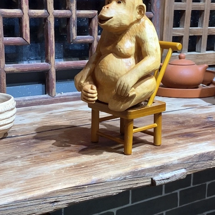 爱***包香榧木小叶黄杨木猩猩