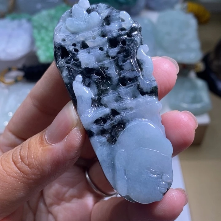 【闪购商品】颈饰未镶嵌翡翠佛