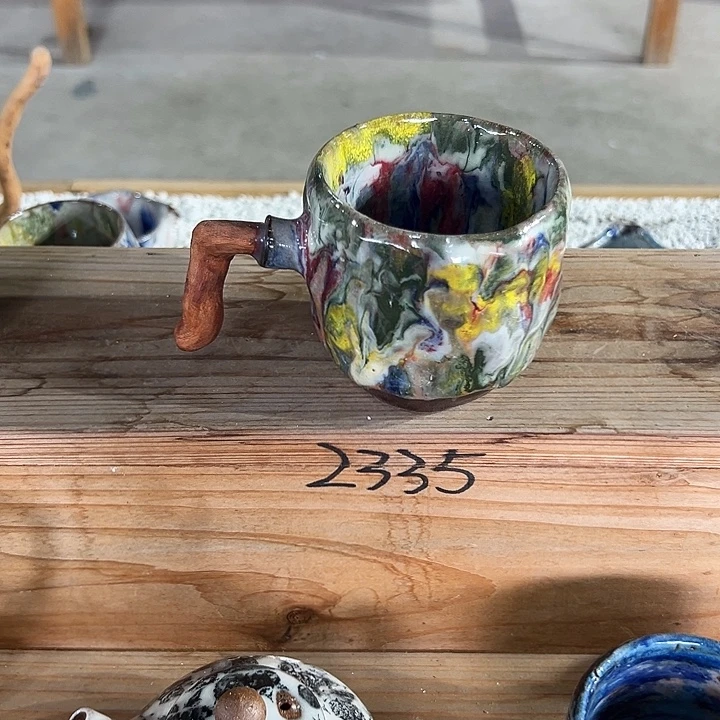 三***i志野茶器茶杯 主人杯
