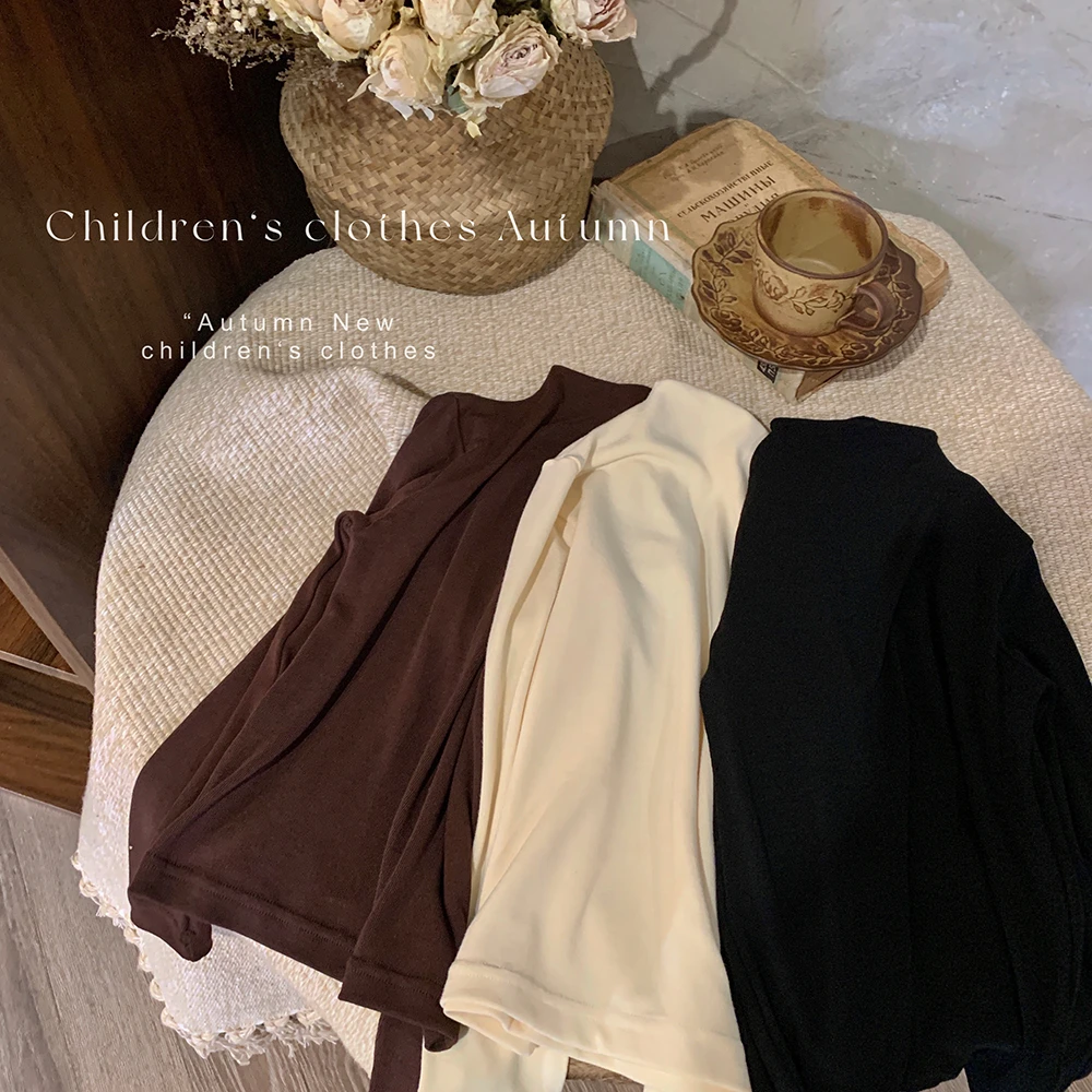 【本妈】 “黑金松露”女童花边上衣230108 12