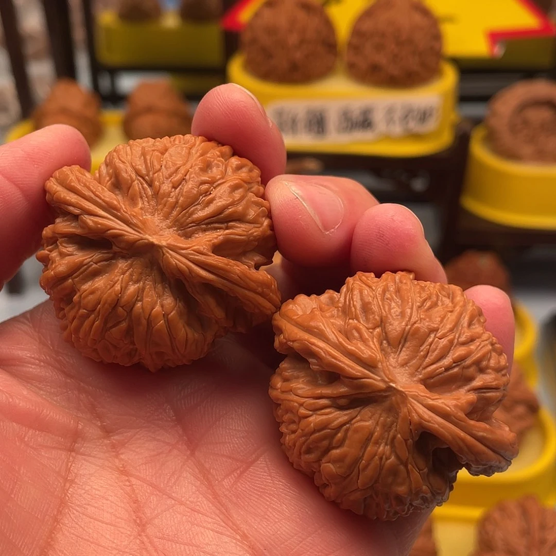 吊坠文玩核桃白狮子42