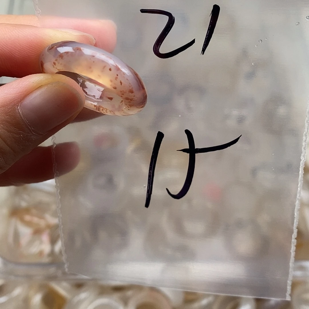 未镶嵌戒指玛瑙/玉髓拔****~