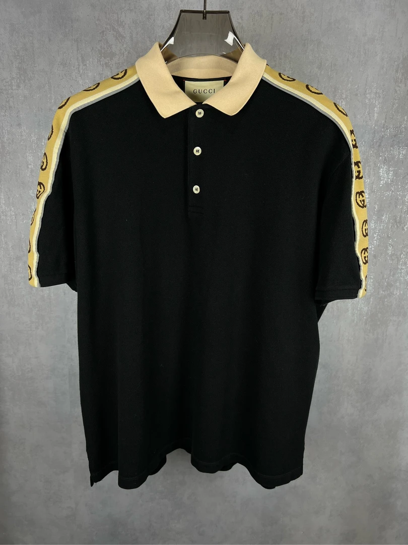 95新 GUCCI/古驰 Gucci古驰3m短袖polo  XXXL码 98新 A10716