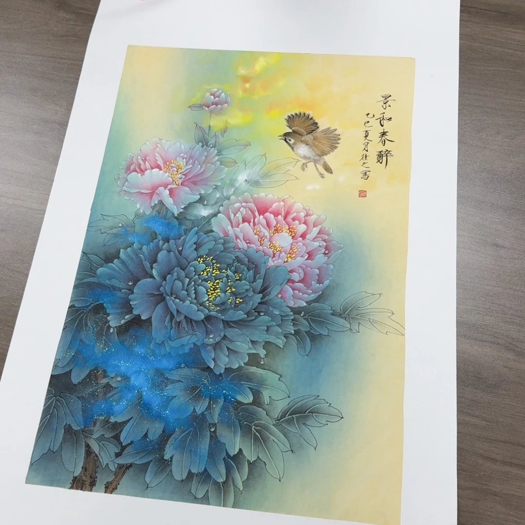 国画花鸟山水国画作品
