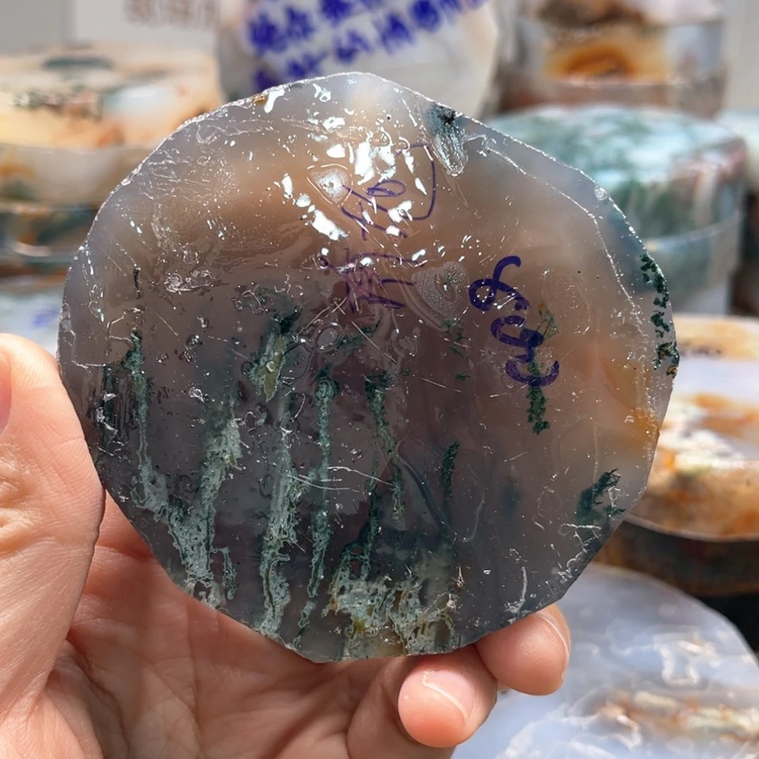 定制玛瑙南**泉水草玛瑙