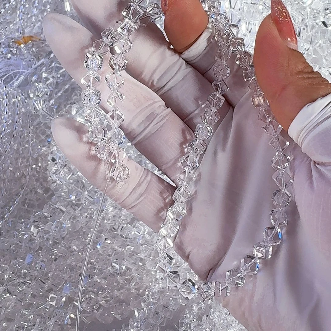 白水晶未镶嵌水晶金***贝