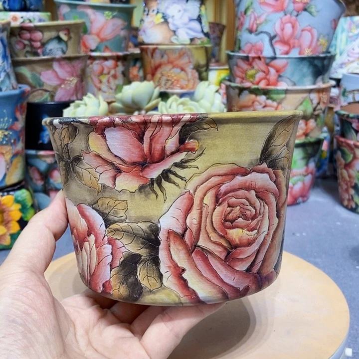 景德镇艺术手绘作品