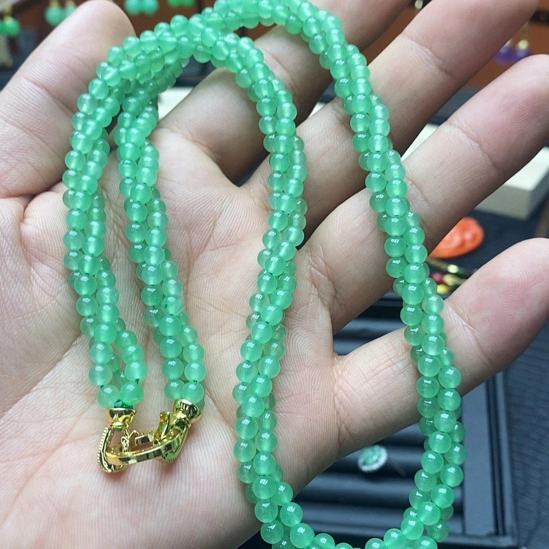 翡翠未镶嵌吊坠(赠链)11