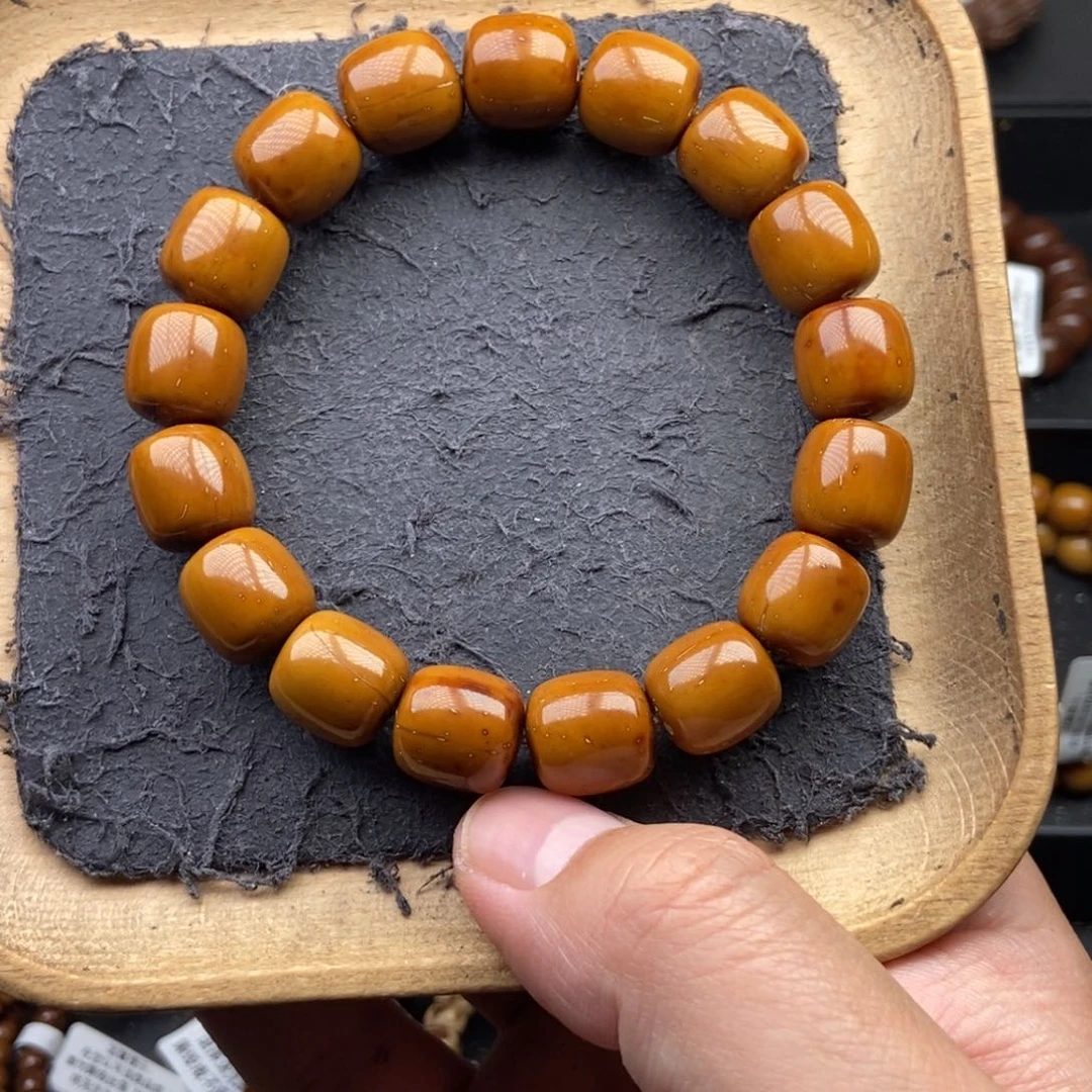 紫金鼠手串13mm天花板纯手工