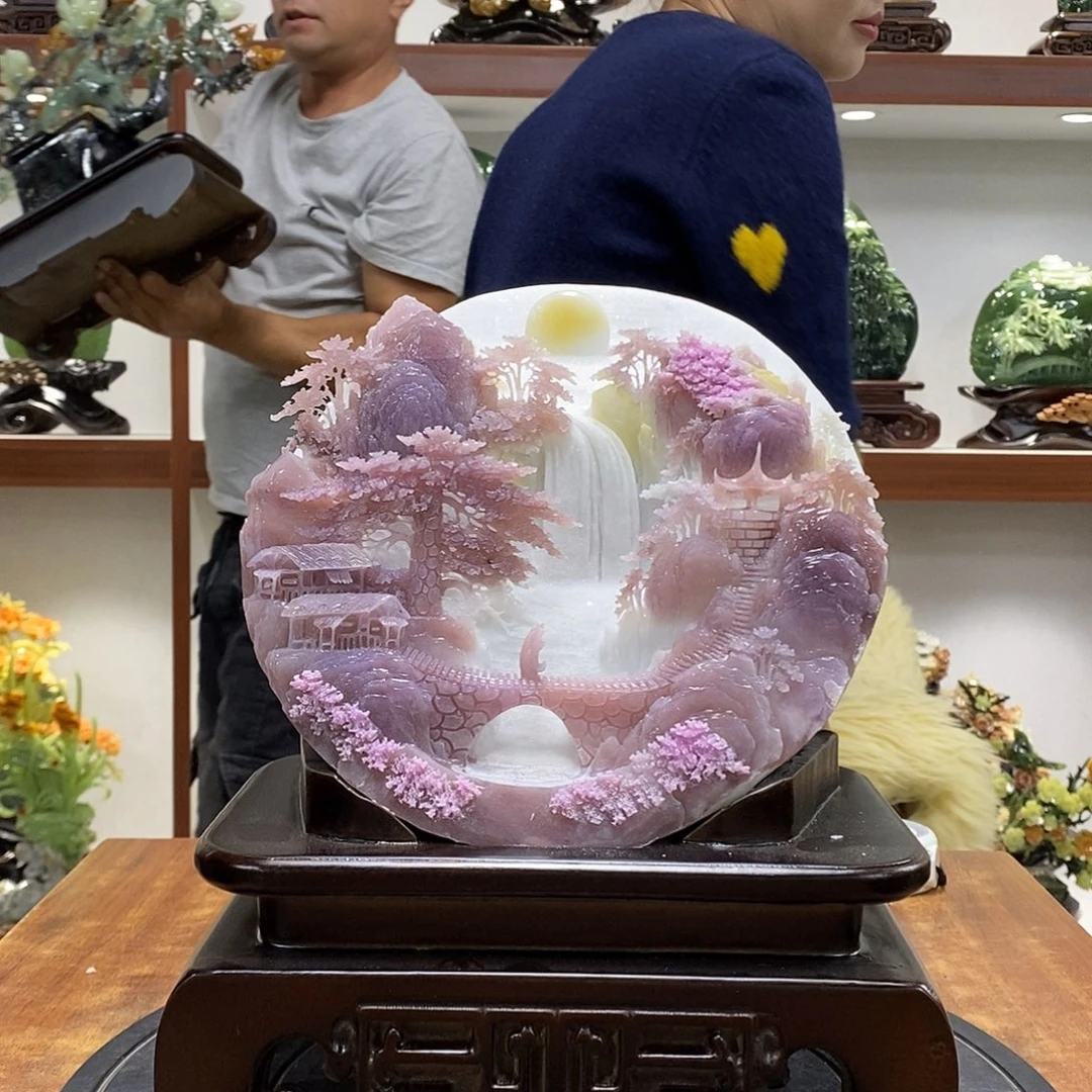 久****玉山水摆件 玄关摆件