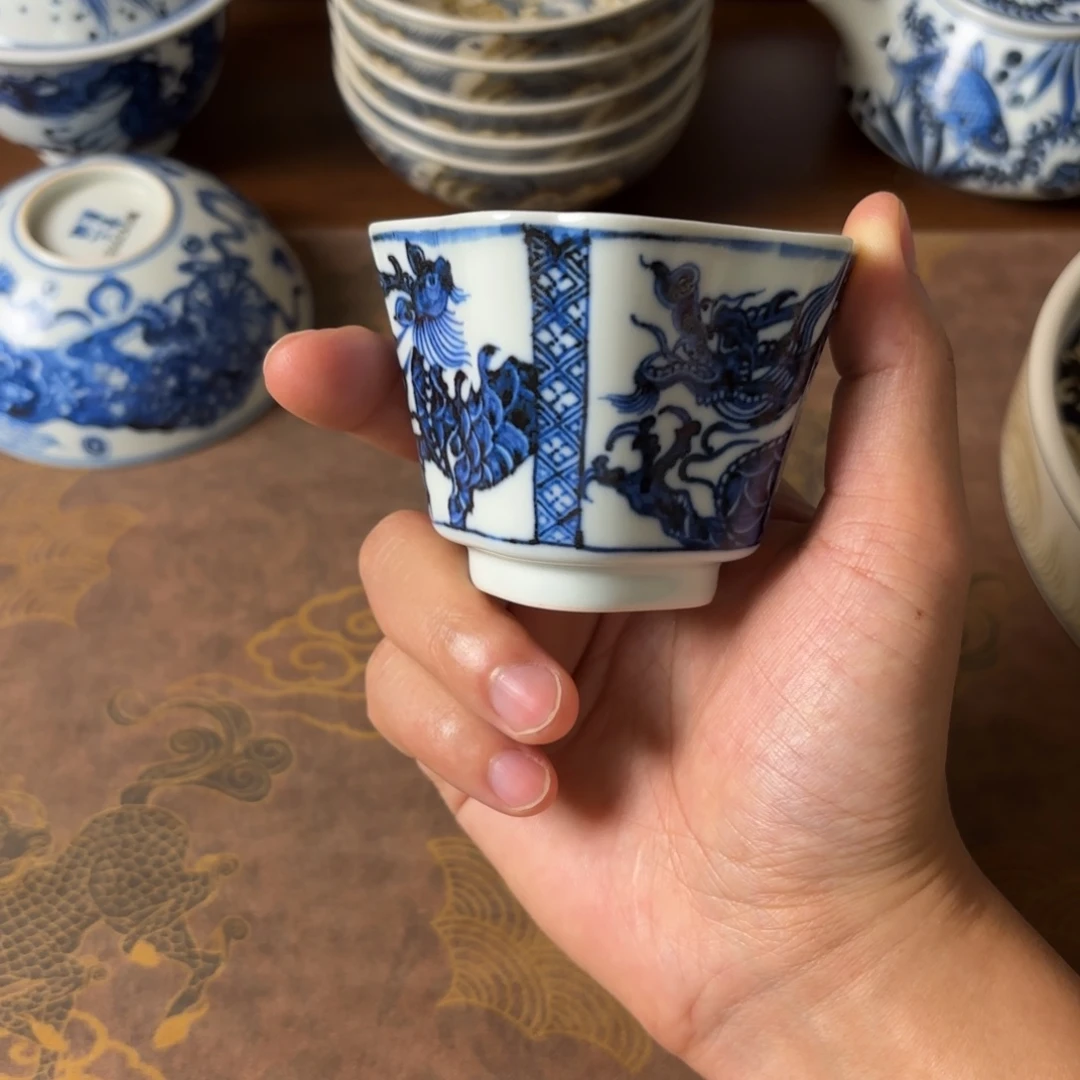 摆件景德镇手绘茶器微瑕