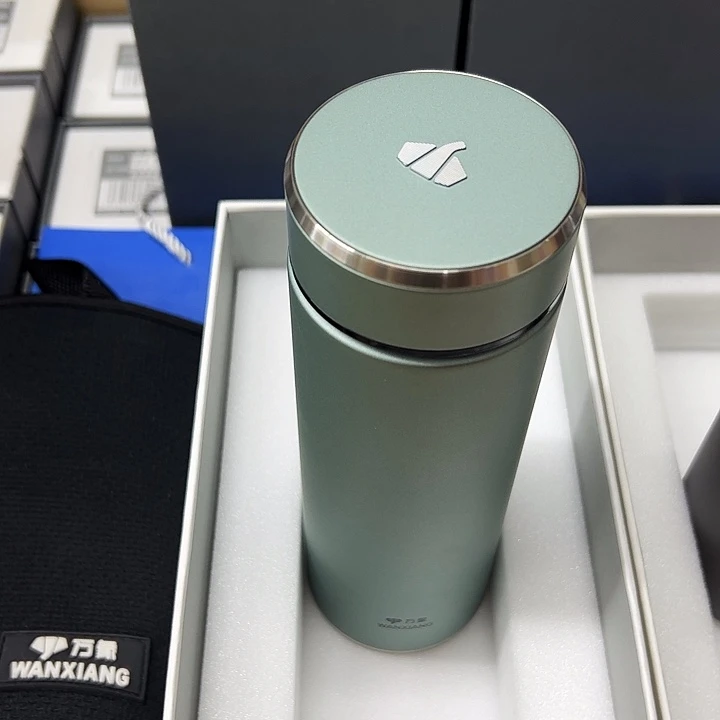 万象保温杯h135-430绿杯套