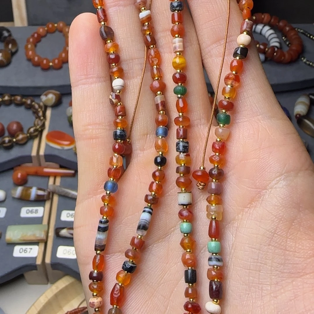 树脂制品古珠多宝项链