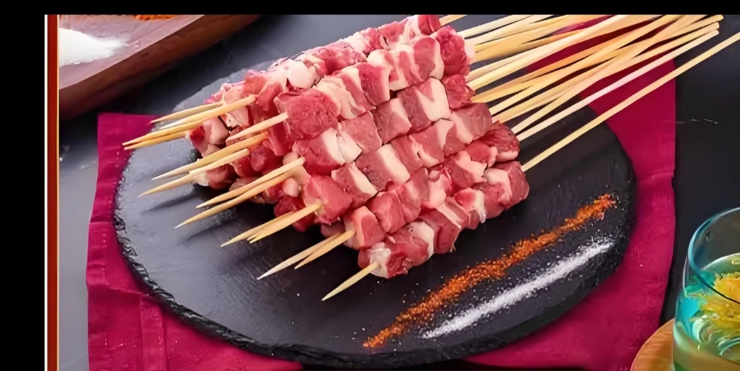 清真纯手工鲜羊肉串