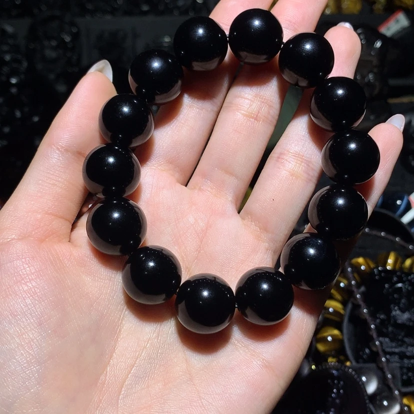 【闪购商品】未镶嵌黑曜岩珠宝奇石星*海