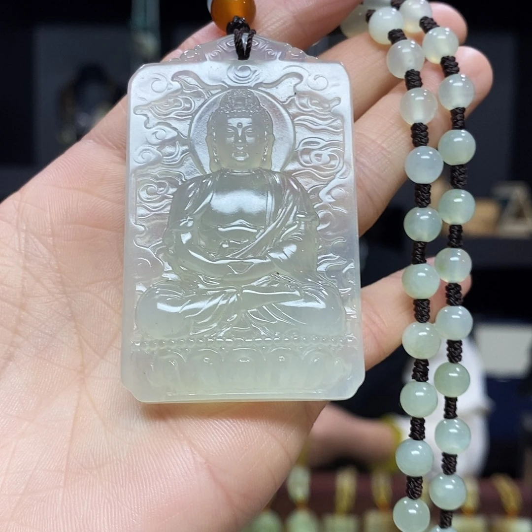 岫玉挂件挂件手把件未镶嵌