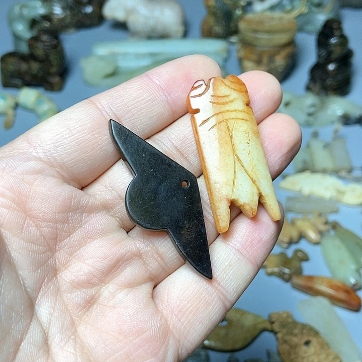 和田玉未镶嵌颈饰25