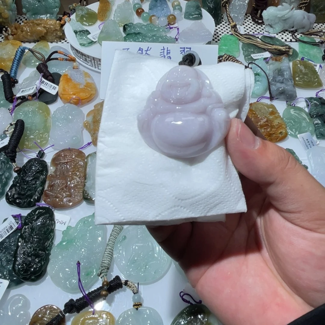 翡翠颈饰未镶嵌天然