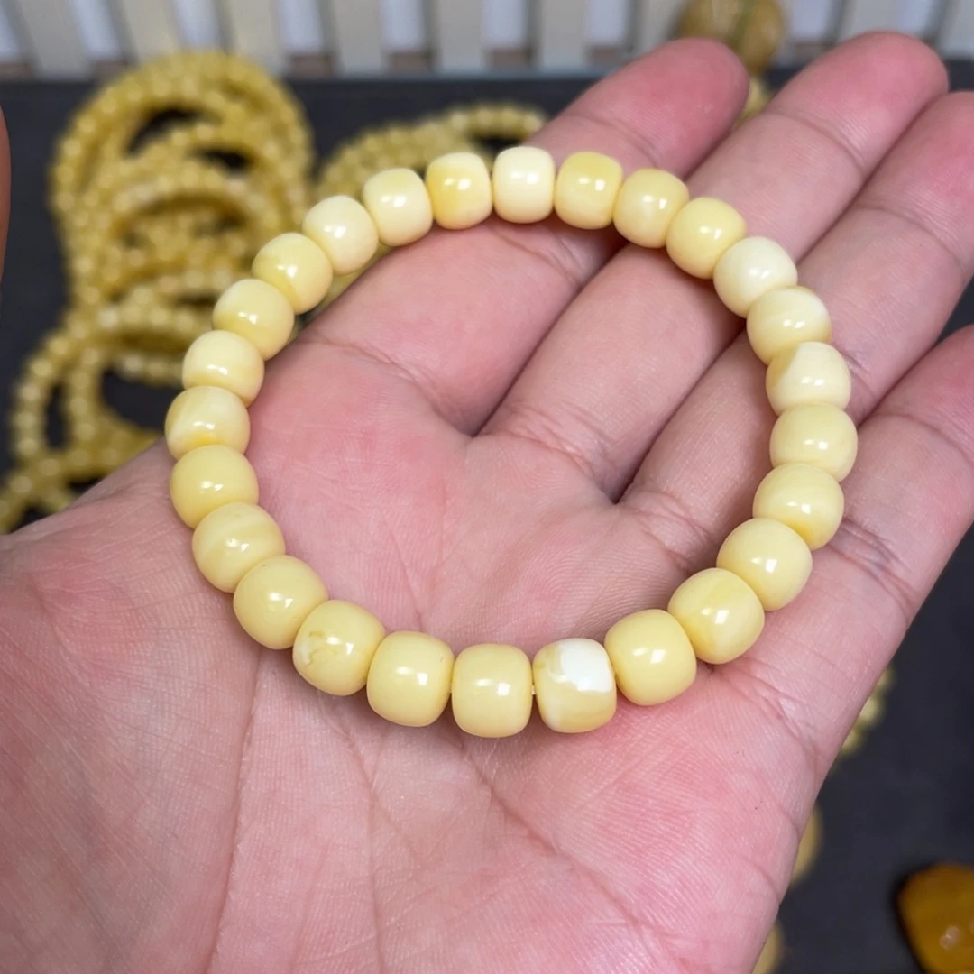 蜜蜡未镶嵌裸石蜜蜡手串8.5mm