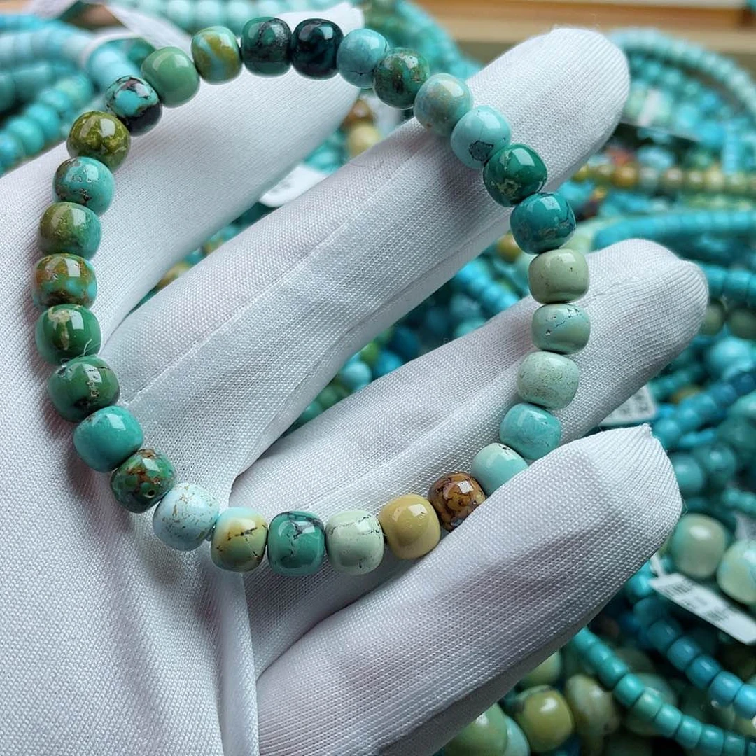 未镶嵌绿松石珠宝奇石