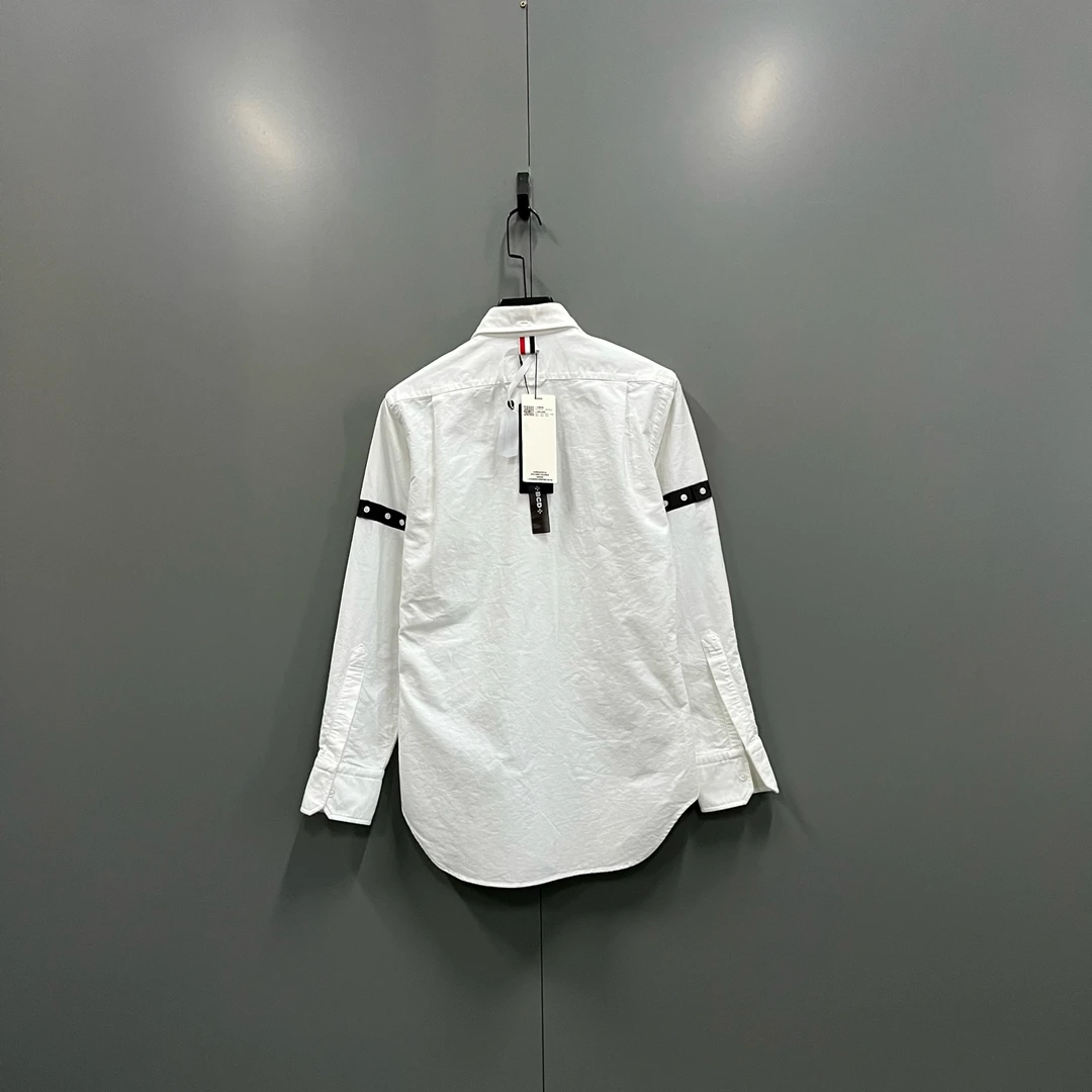 未使用 THOMBROWNE （ll）TB 经典牛津长袖衬衫 1码 018972