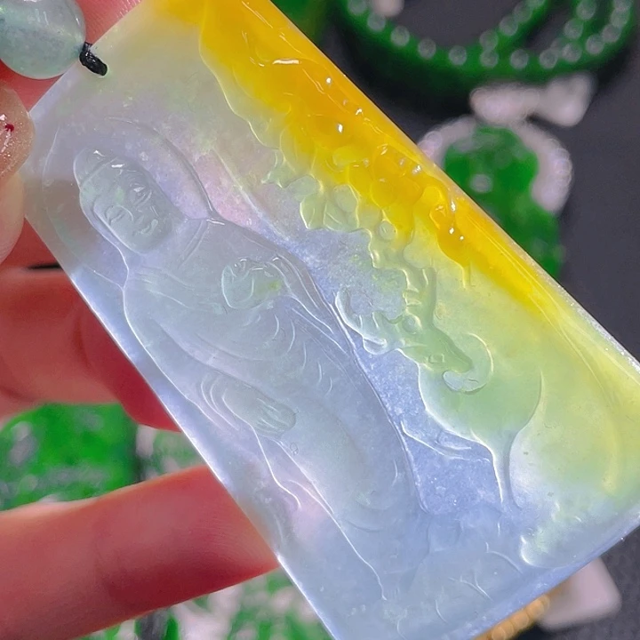 翡翠颈饰未镶嵌08，