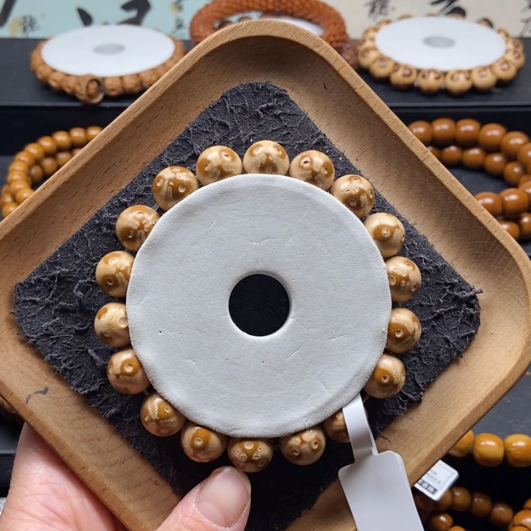 紫金鼠手串12mm精品熊猫