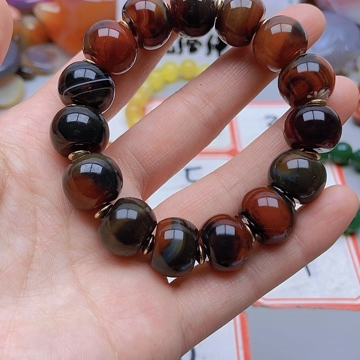 【闪购商品】玛瑙/玉髓珠宝半成品未镶嵌好*缘