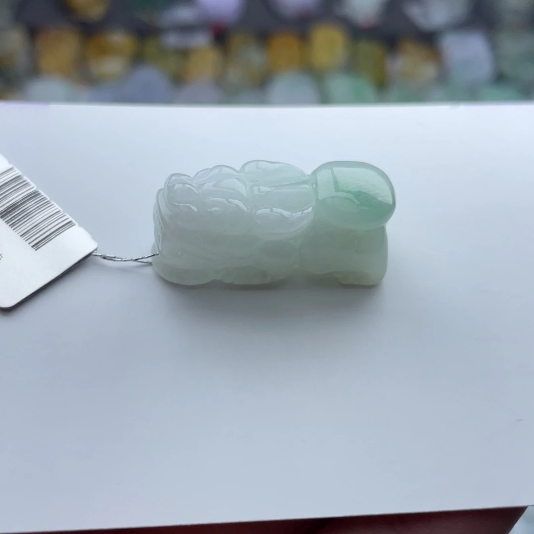 翡翠颈饰未镶嵌貔貅