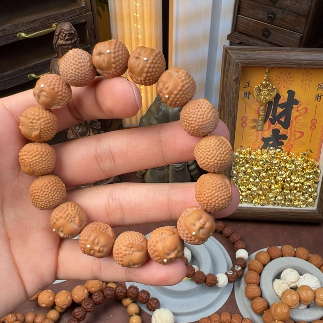 风***者手串/手链核桃大的镶嵌款宝宝佛