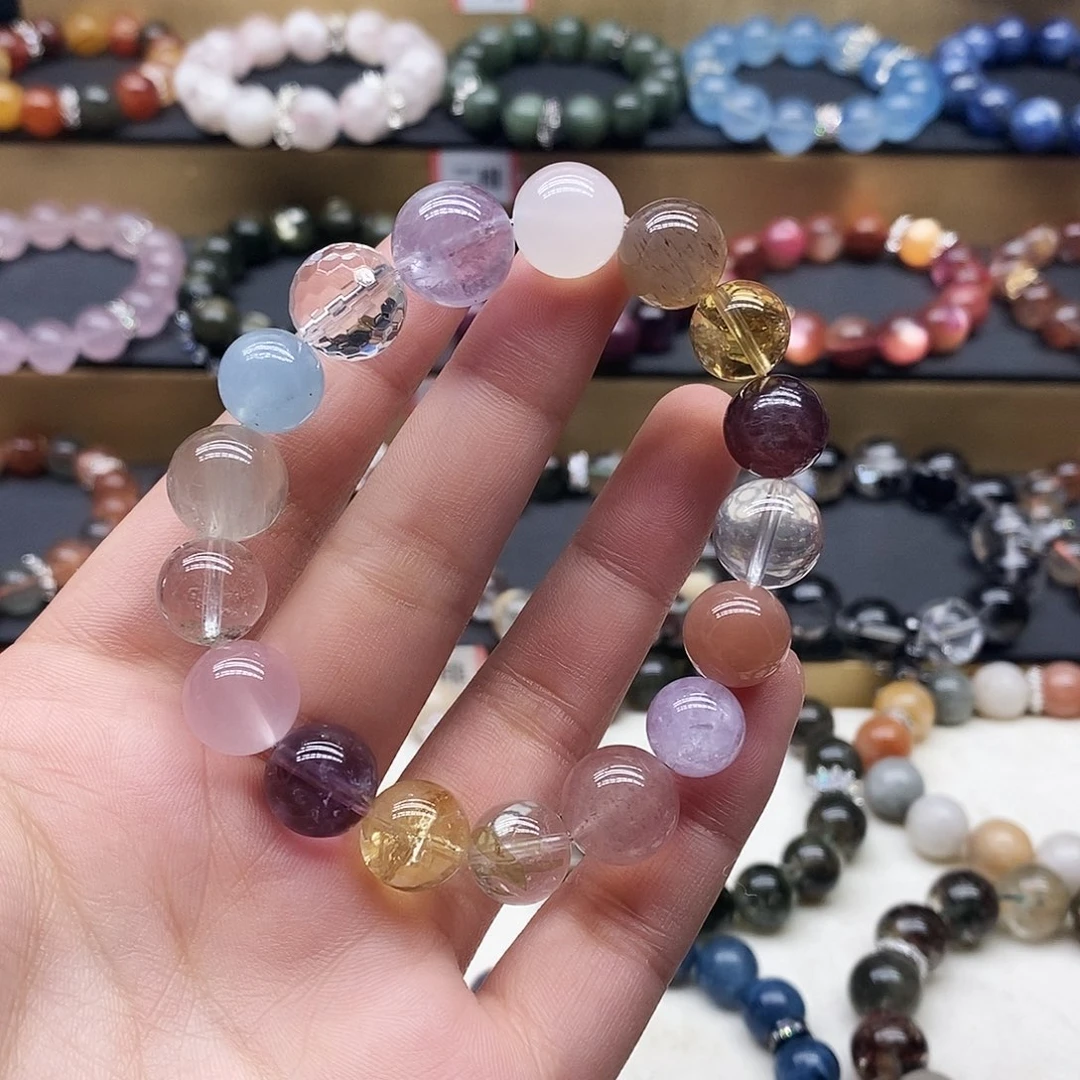 水晶手链未镶嵌多宝