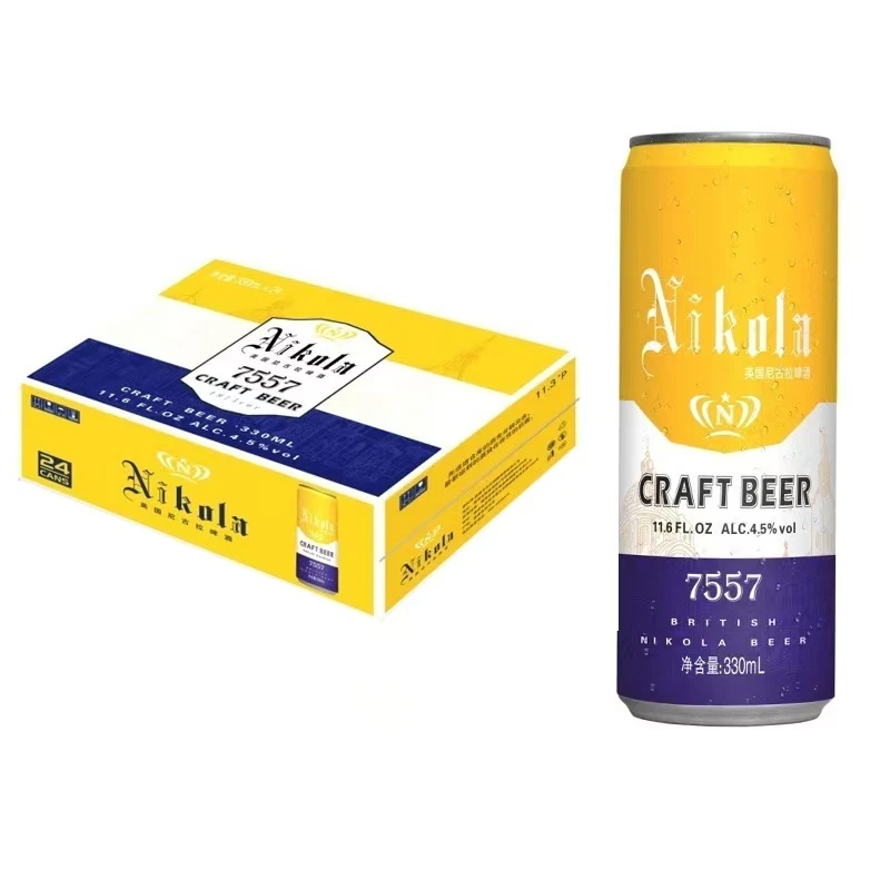 国产 100% 纯麦芽精酿啤酒,330ml×24 罐,麦汁 11.3P,酒精度 4.5