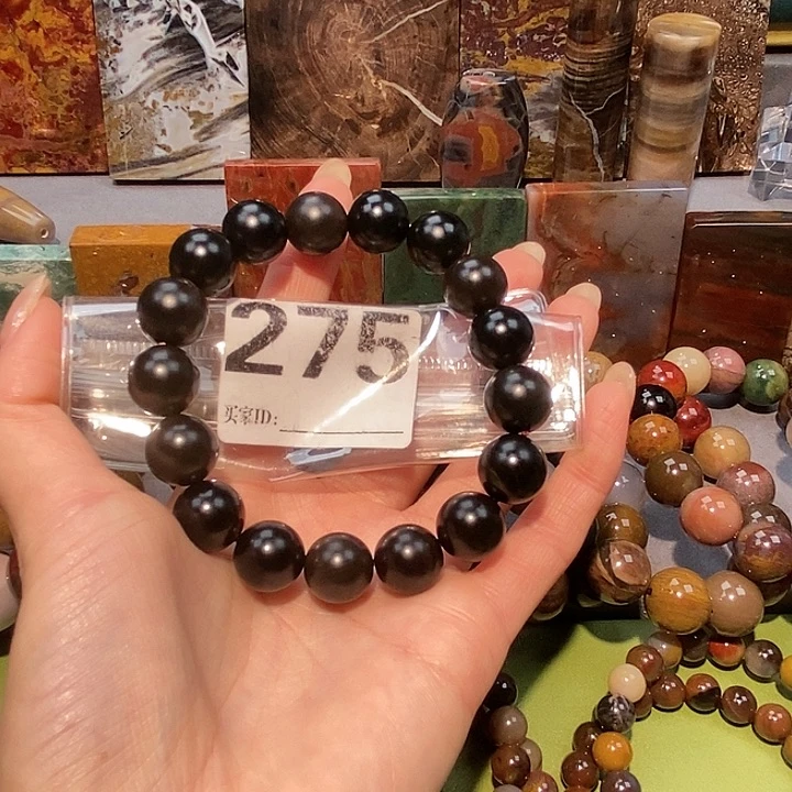 硅化玉合金天然北票树化玉手串13.1