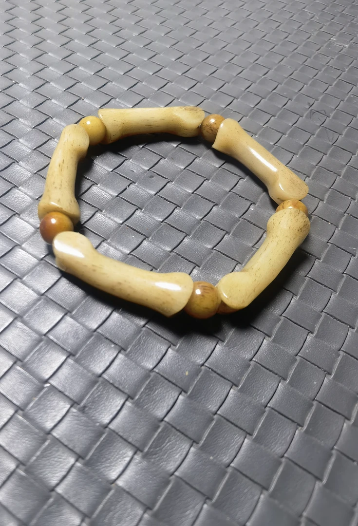 非遗雕刻手工艺文玩   俄脚趾骨手串