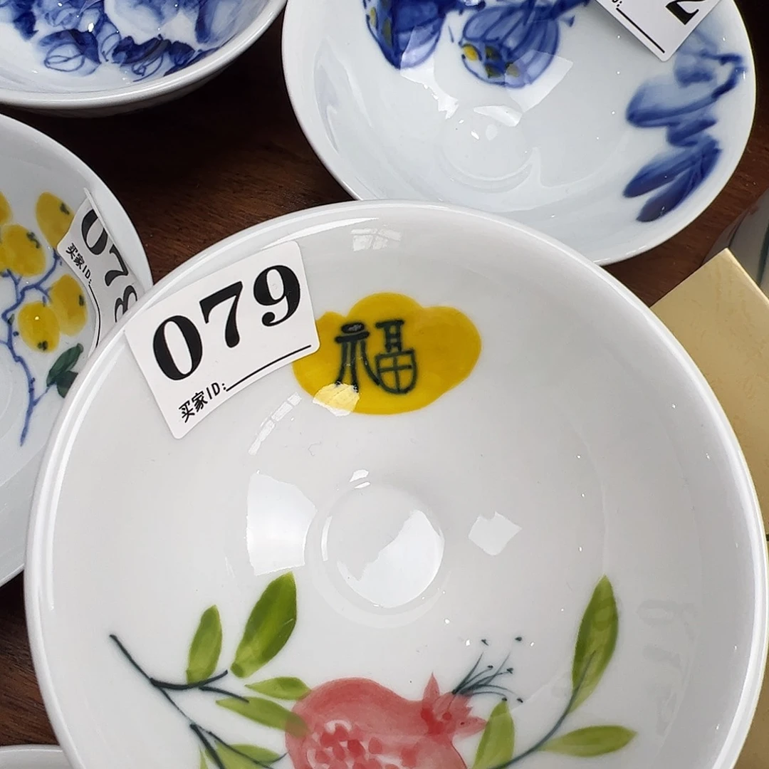 瓷片景德镇陶瓷手工手绘制作