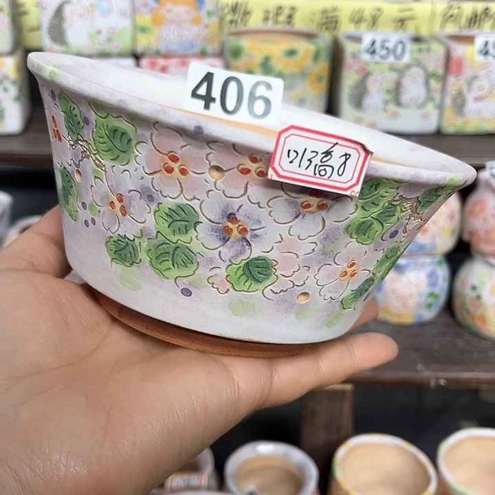 红陶手工多肉植物花盆