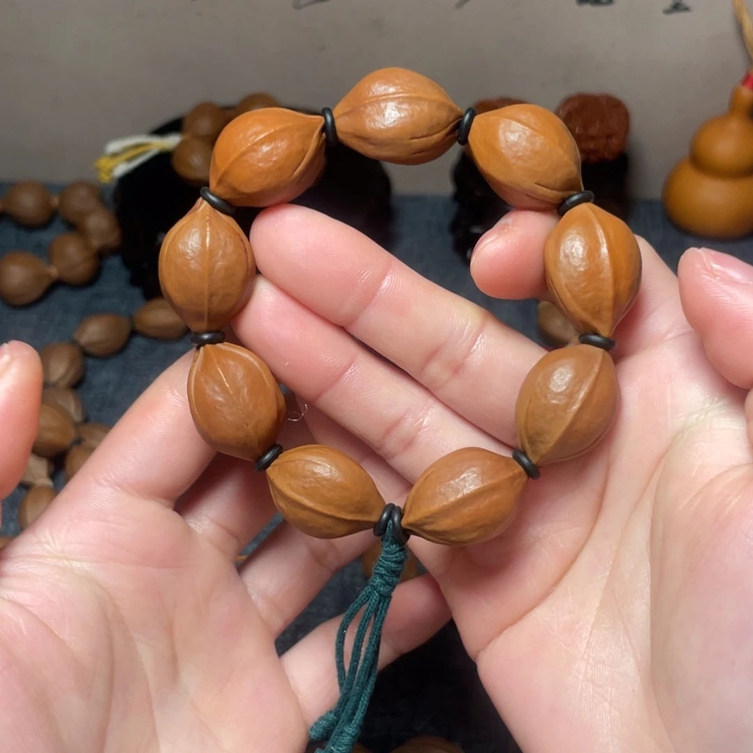 橄榄核手串/手链1726梅林铁三花