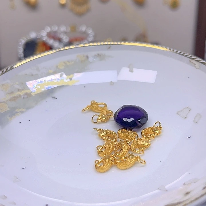 紫晶颈饰银S925镶嵌紫晶925镶嵌68