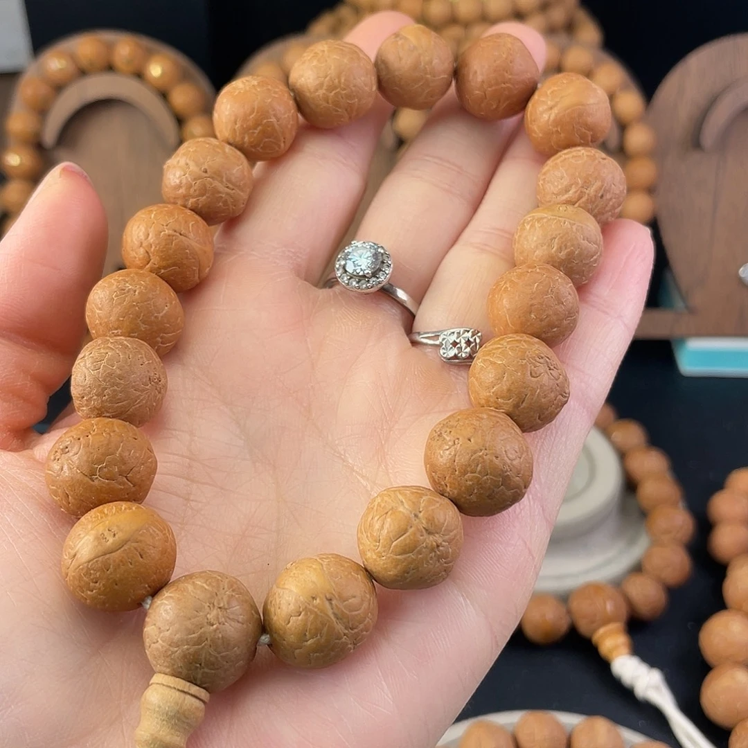 吊坠凤眼菩提W157-k03凤眼菩提开播福利红皮铁籽15+