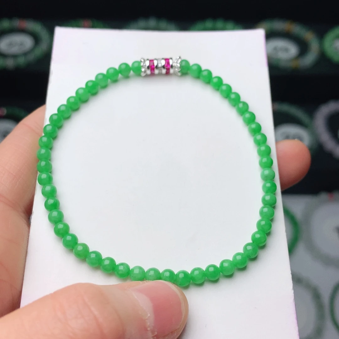 翡翠未镶嵌手链翡翠