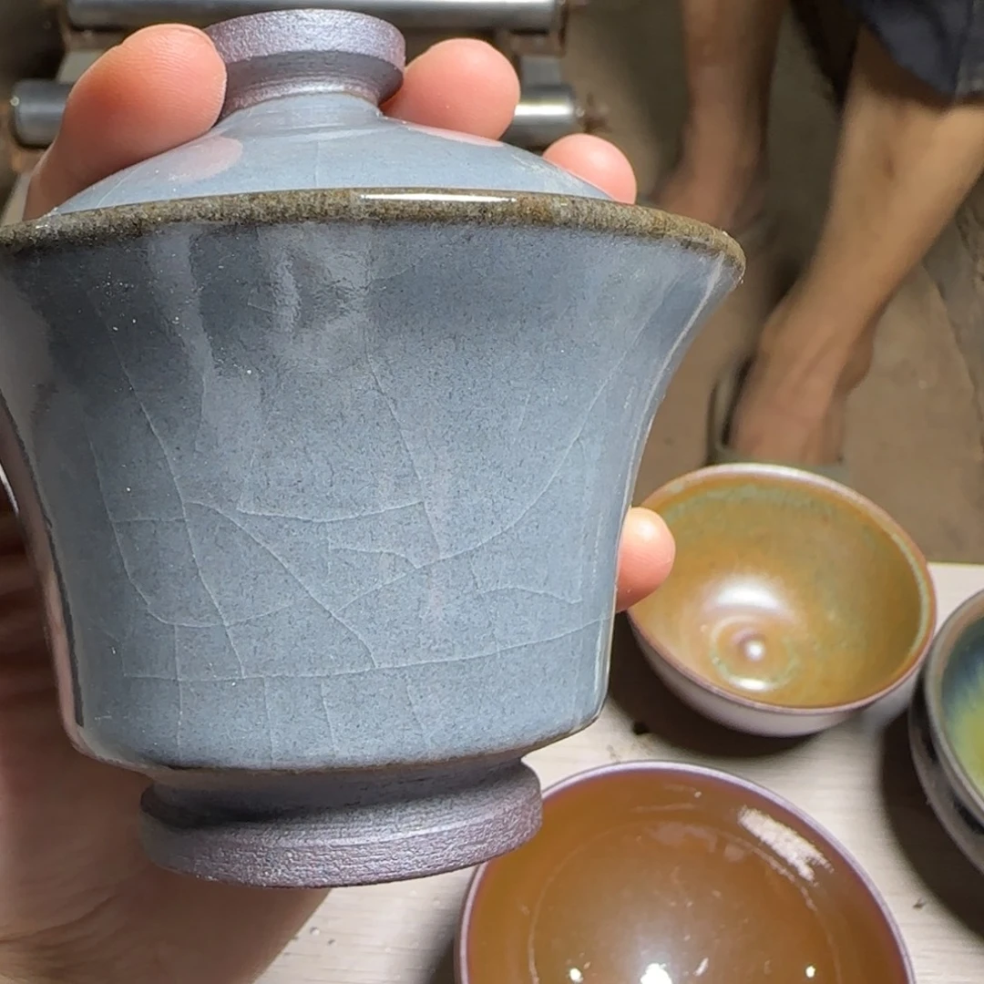 茶盏柴烧建盏闪购链接盖碗