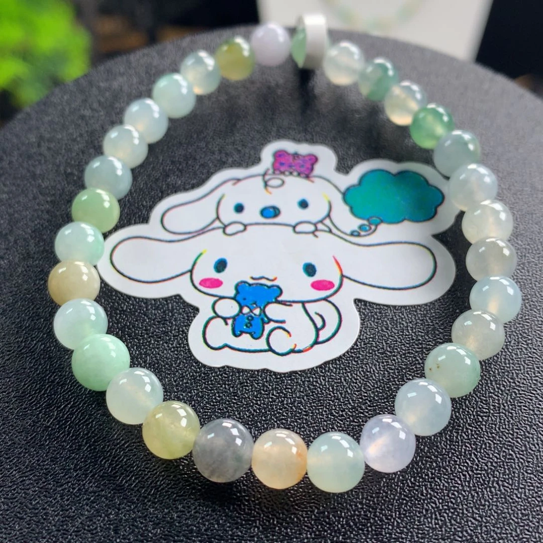 翡翠未镶嵌手链卡6